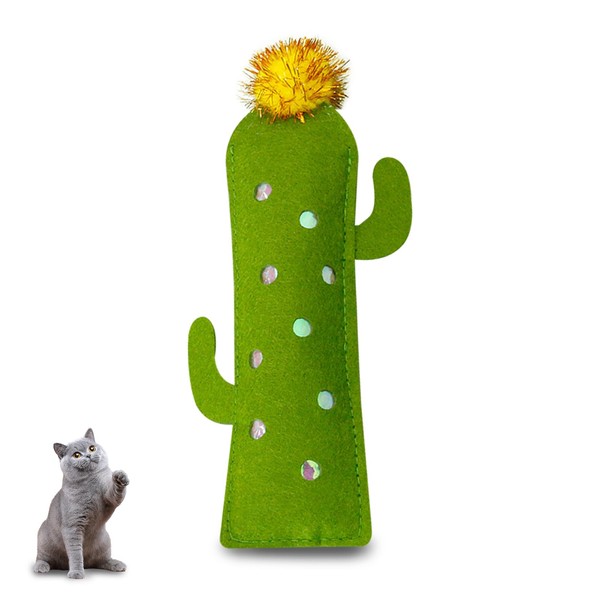 Andiker Catnip Toy for Cats, Cute Cactus Shapes with Soft