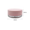 Feilguee 1PCS Portable Powder Compact Case Leak-free Reusable Plastic Powder
