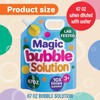 Klevly 67 oz Iridescent Bubble Solution Refill | Non-Toxic Quick