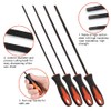 Pack of 4 File for Chainsaw, 3.2 mm/4.0 mm/4.8 mm/5.5