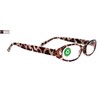 Isabella, Premium Reading Glasses, Fashion Reader Giraffe Brown Print +1.25