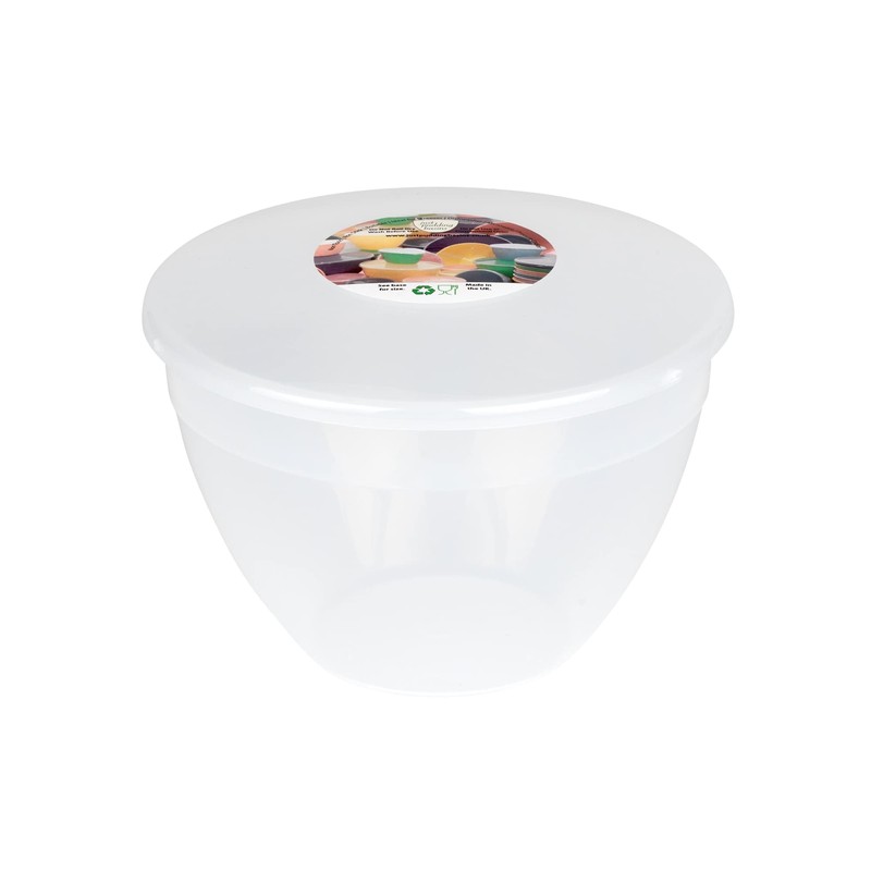 Just Pudding Basins Clear 2 Pint 1.14lt Basin (3 Pack)