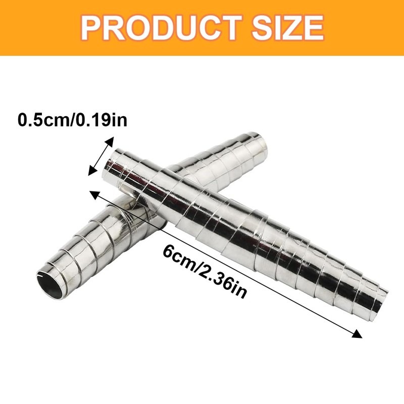 QEQSHQO 4 x Replacement Spring for Secateurs, Stainless Steel, Garden