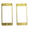 2PCS Guitar Pickup Frame Metal Bridge and Neck Pickups Cover