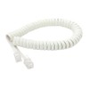 STEREN 15ft Handset Cord White