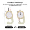 WUTA Leather Thickness Gauge 0-10 mm Range Portable Thickness Gauge