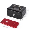 Small Lock Box with Money Tray, Cash Box for Kids,