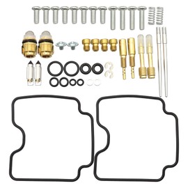 Secosautoparts 2PCS Carburetor Rebuild Repair Kit Compatible with Suzuki GS500 2001-2002 GS500F 2004-2009 Replaces# ‎7261662-1 Carburetor Carb Gaskets Jets Rebuild Kit
