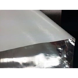 1000SF 4FT Crawlspace Scrim Reinforced White Foil Radiant Barrier Vapor Barrier