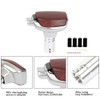 muge racing Gear Shift Knob, PU Leather Metal Automatic Car