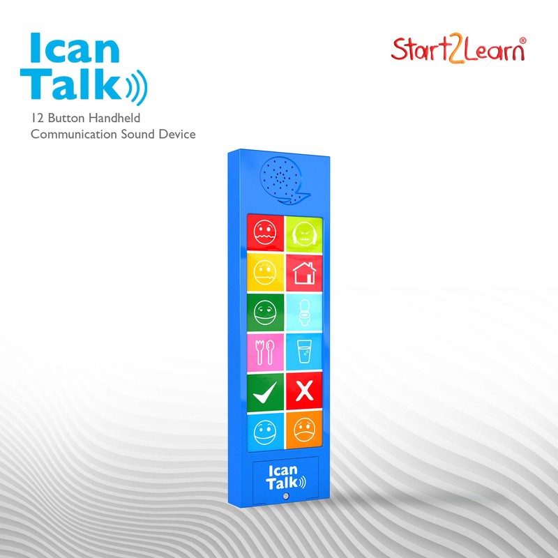 Start2learn UK iCan Talk Handheld Communication Sound Device for Special