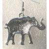 Elephant Multicolor Enamel Silver Alloy Hook Dangle Earrings Jewelry