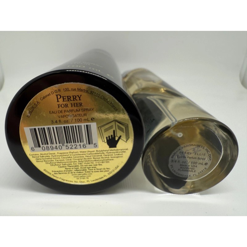 PERRY FOR HER by PERRY ELLIS 3.4 FL oz /