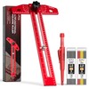 Nicpro Woodworking Scriber Marking Line Ruler, Adjustable Aluminum Alloy Sliding