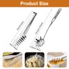 Pack of 2 Spaghetti Servers and Pasta Tongs Stainless Steel