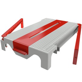 Kronen-Hansa Doc Dustfree Chopping Board for Dust-Reduced Cutting of Tiles and Panels (Tile Cutting Table for Dust Extraction, Cutting Guide 40 x 2.2 cm)