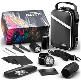 Urban Dragons Premium Carbon Lined Smell Proof Bag with Combination Lock | Multi-Use Organization Bag with Accessories | Storage and Containers kit | Stash box | Birthday Gifts for Men/Women.