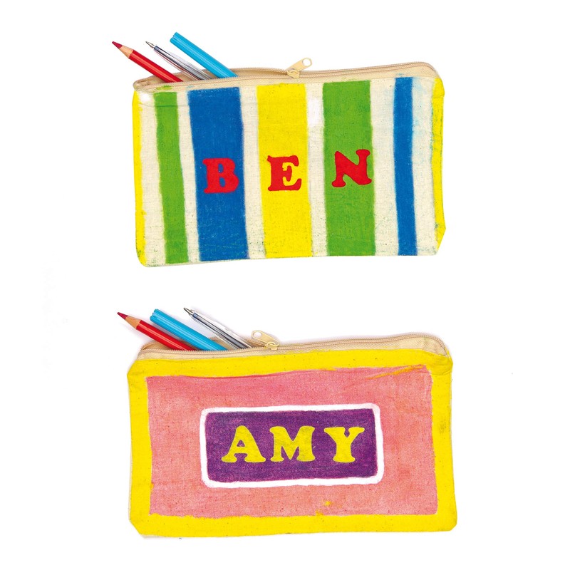 Baker Ross E6627 Ross Fabric Pencil Case - for Children