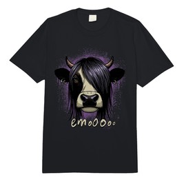 Emo Cow Emooooo Design Comfort Colors Adult Heavyweight T-Shirt