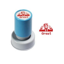 YQBOOM Tru Stamps Self Inking Stamper for Tru 2024 Rubber Stamp for Business Office Supplies