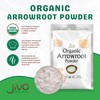 Jiva Organics Organic Arrowroot Flour (Powder) 5 Pound Bag -