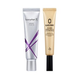 Sooryehan Glutathione Freckle Blemish Cream 60ml + Black Ruby Collagen Eye Cream 30ml / 수려한 글루타치온 기미 잡티 크림 60ml + 블랙루비 콜라겐 아이크림 30ml