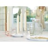 BOLSIUS Ivory Household Candles Bulk Pack 45 Count - Unscented