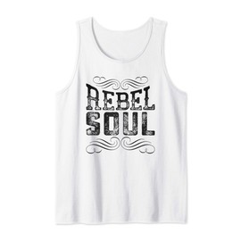 Rebel Soul Country Girls Guys Southern Gals Tank Top