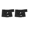 2Pcs Baseball Training Catching Glove Black Soft Comfortable Mini Baseball