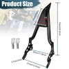 DSISIMO Detachable Passenger Backrest Sissy Bar With Locked Rotary Docking