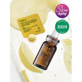 Boncept Vita C Freeze-Dried Double Shot Ampoule Kit – Korean Vitamin C Brightening Serum for Dark Spots Radiant Skin