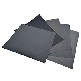 230 x 280mm Mixed Grits 1 pc x (800/1000/1200/1500/2000) Sandpaper Dry/Wet Waterproof Paper Pack of 5