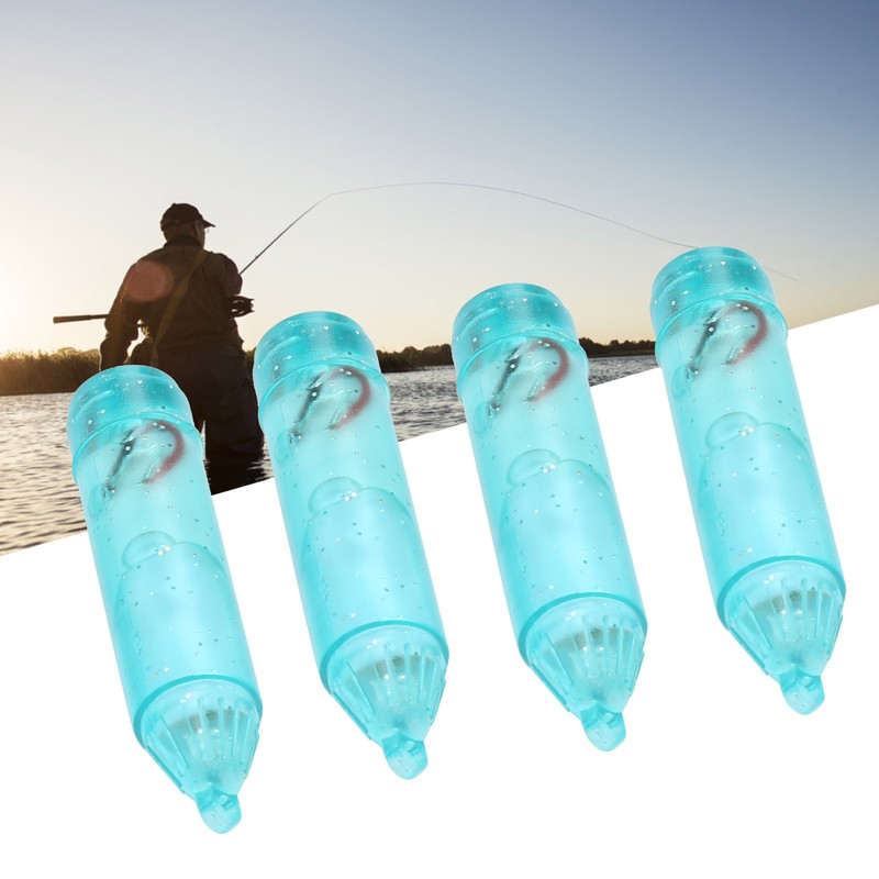 4Pcs Fishing LED Lure Light Underwater Lure Lamp Waterproof Bait