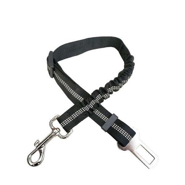 1-Pack Black Seat Belt for Dogs，Safety Pet Seat Belt ，Adjustable
