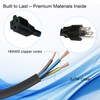 ENATECLITE 3 Prong Power Cord 1 to 2 Outlet Splitter,3-Way