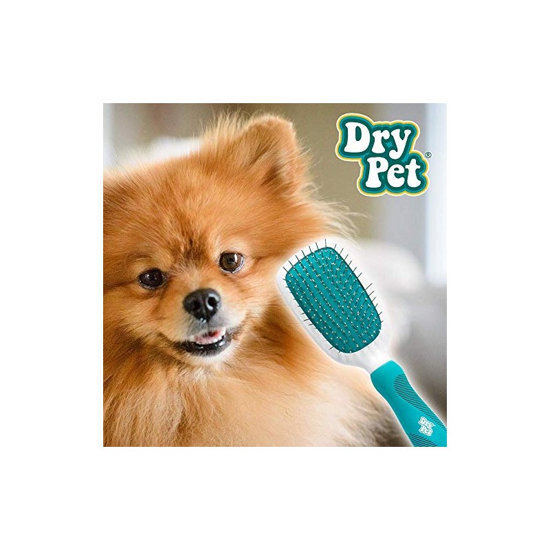 Fancypets Dry Pet Cepillo Doble Grande para Perro, con Cerdas