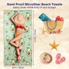 Violetpos Quick Drying and Lightweight Beach Towels, Beach Towel, Large,