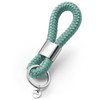 Key pendant with silver metal in maritime design made of