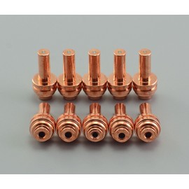 RIVERWELD Plasma Electrode 176655 and Plasma Tips Nozzle 176656 for Miller ICE-25C ICE-27C ICE-27T Plasma Cutter Torch 20pcs