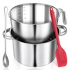 wutfuooo 304 Stainless Steel Double Boiler Set - 2.6QT Melting