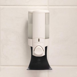 YARDWE Wall Soap Dispenser Drip Tray Wall Mount Automatic Hand Gel Dispenser Bracket Drip Catcher Dripping and Spraying
