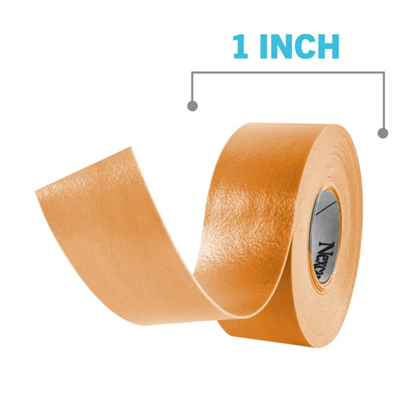Nexcare 731 First Aid Waterproof Tape w/Dispenser,1-Inch x180-Inch, Flexible