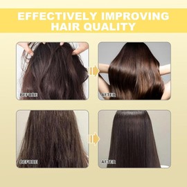 ANONDF ANONDF Perfume&Oil 2 in 1-Avocado Nourishing&Shining Hair Oil,10 Pcs Hair Perfume for Women,Hair Perfume Oil Set for Restore Dry, Frizzy and Damaged Hair(Elegant Wood)