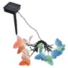 Solar Light String 12 LED IP44 Waterproof Colorful Butterflies Lamp