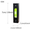 LED Lighted Doorbell Button Wired, Door Bell Ringer Push Buttons