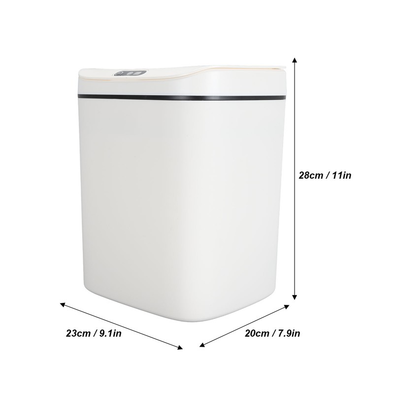 Automatic Touchless Trash Can Motion Sensor Intelligent Waste Bin for