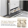 SEWACC 2pcs Tip Out Tray Hinges Durable Self Closing Pivot