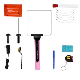 RONGTER 3 in 1 Hot Wire Foam Cutter Kit,Pink Foam Cutter Electric Foam Cutting Tool, Heated Foam Carving Knife Kit.