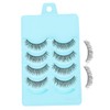 Baluue 5 Pairs Long False Eyelashes Natural Look Eyelashes Makeup