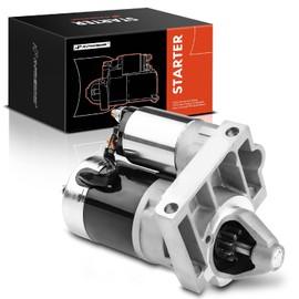 A-Premium Starter Motor Compatible with Jeep Wrangler 1994-1995/1997-1998/2001-2002, Cherokee 1994-1998 & Dodge Dakota 1996-1998, L4 2.5L, 12V 1.4KW 10-Tooth Clockwise, Replace# 56027904, 56041013